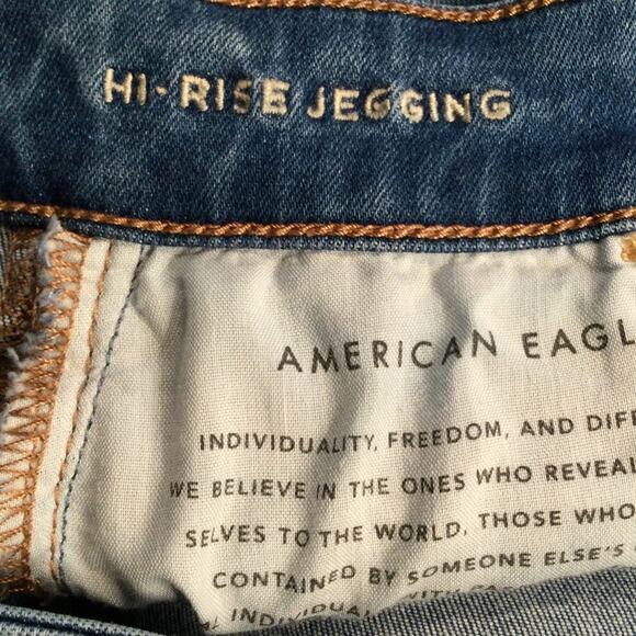 American Eagle Jegging Jeans Hi-Rise Ne(x)t Level Stretch 0 R - Picture 4 of 4